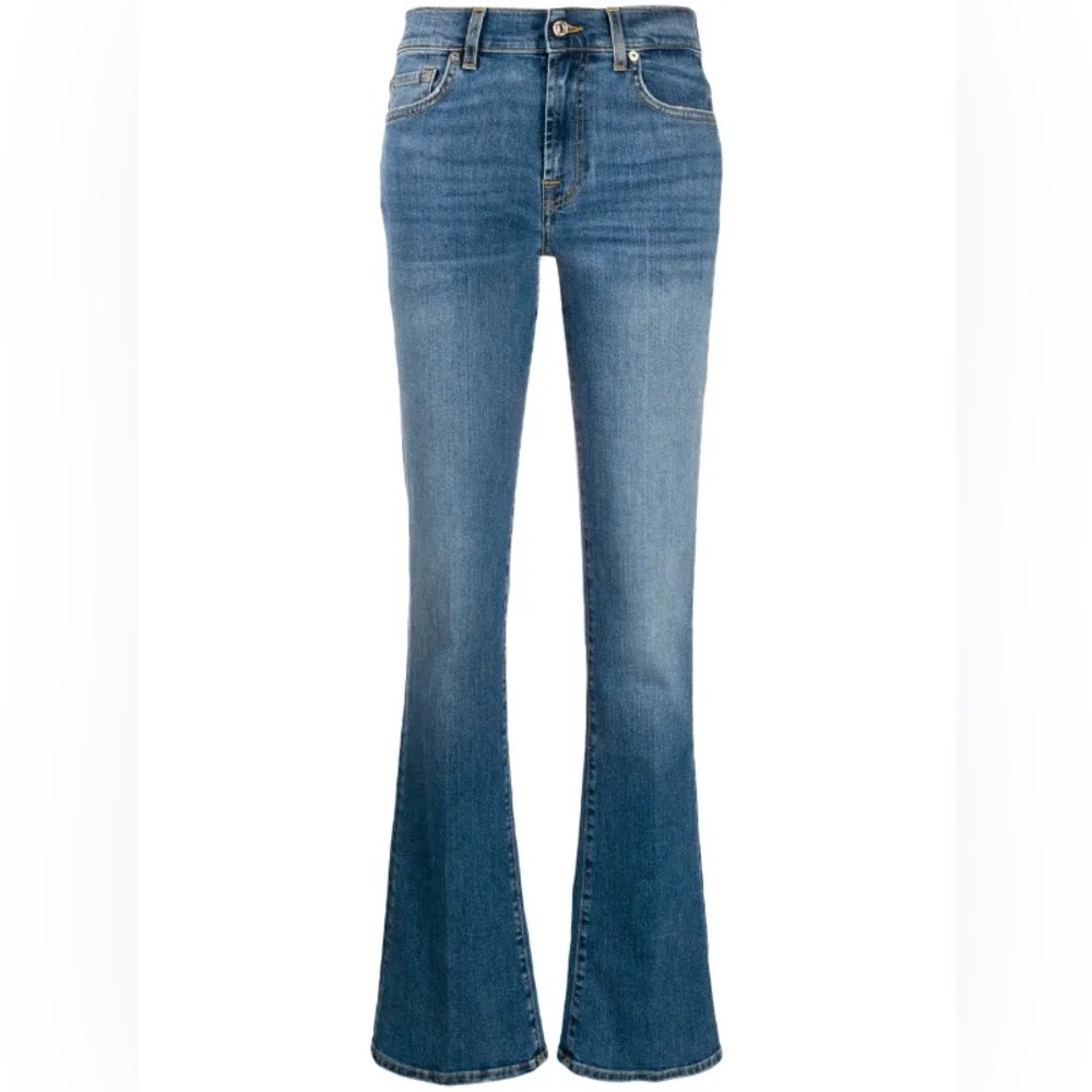 NWOT 7 for All Man Kind Low Rise Bootcut Jeans 27